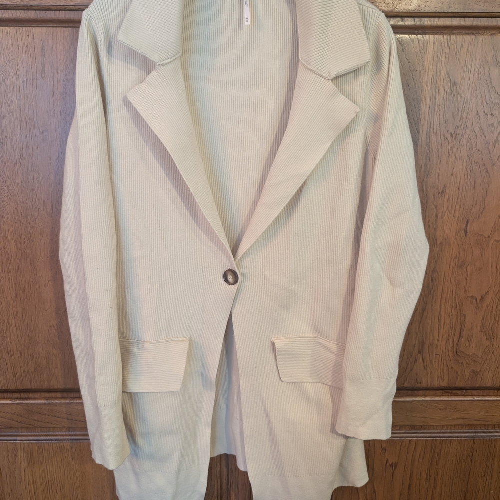Free People Beige Cardigan